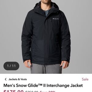 Columbia Men's Dark Jacket for Ski & Snowboard